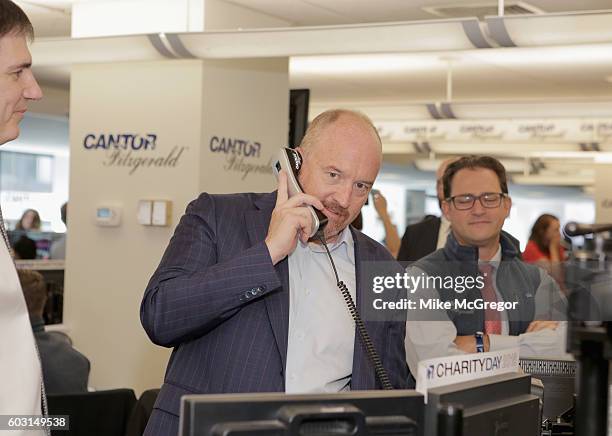 Comedian Louis C.K. Attends the Annual Charity Day hosted by Cantor Fitzgerald, BGC and GFI at Cantor Fitzgerald on September 12, 2016 in New York...