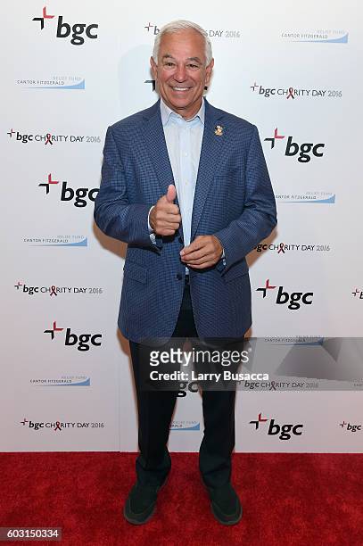 Former MLB player Bobby Valentine attends Annual Charity Day hosted by Cantor Fitzgerald, BGC and GFI at BGC Partners, INC on September 12, 2016 in...