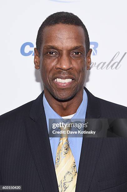 Mets Legend Dwight Gooden attends the Annual Charity Day hosted by Cantor Fitzgerald, BGC and GFI at Cantor Fitzgerald on September 12, 2016 in New...