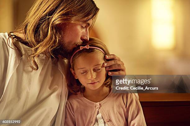 blessed are the pure of heart - jesus christ stock pictures, royalty-free photos & images