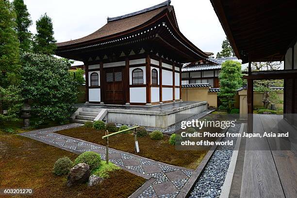 ryogen-in temple, daitoku-ji sub-temple, kyoto - daitoku ji stock pictures, royalty-free photos & images