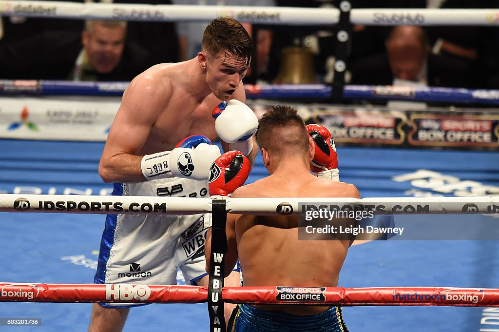 London O2 Boxing Callum Smith of Great Britain in boxing action with Norbert... News ...