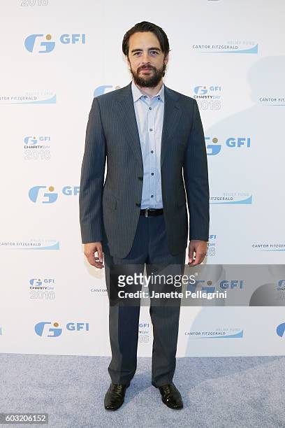 Actor Vincent Piazza attends the Annual Charity Day hosted by Cantor Fitzgerald, BGC and GFI at GFI Securities on September 12, 2016 in New York City.