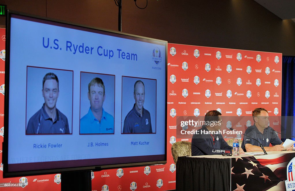 Ryder Cup Team USA Captain's Picks Press Conference