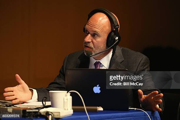 Michael Smerconish attends the SiriusXM Libertarian Presidential Forum at the National Constitution Center September 12, 2016 in Philadelphia,...