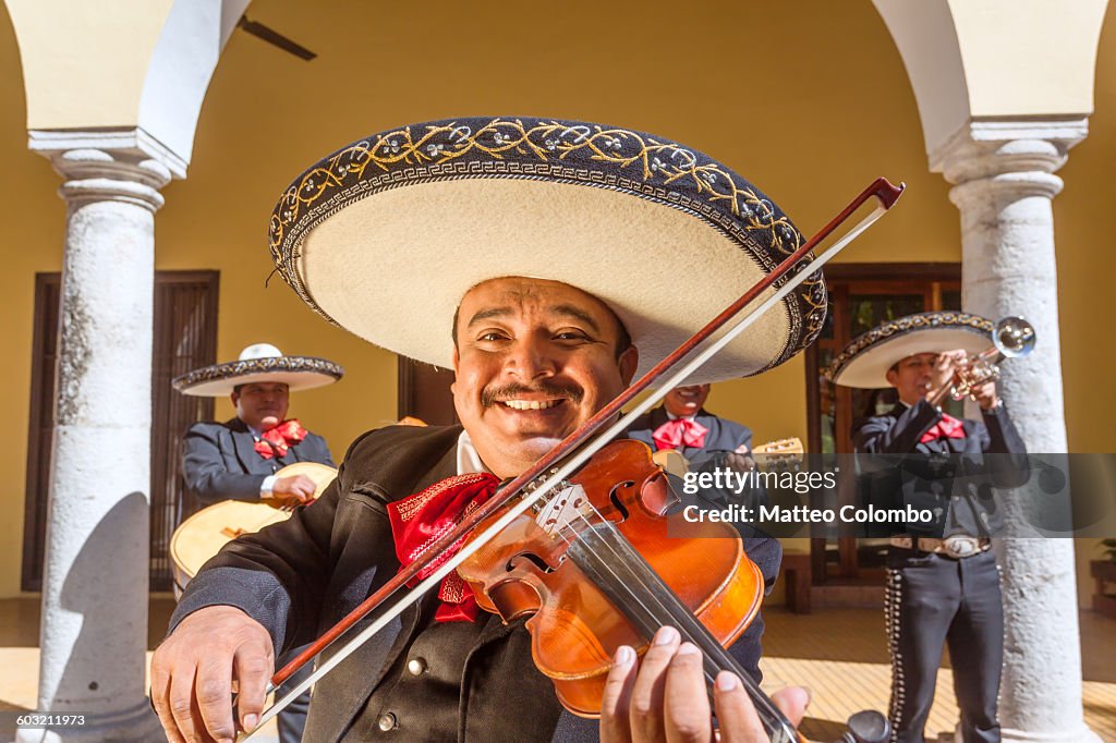 Traditional Mariachi band, Yucatan, Mexico