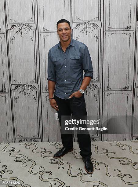 Personality Tony Gonzalez attends The BUILD series at AOL HQ on September 12, 2016 in New York City.