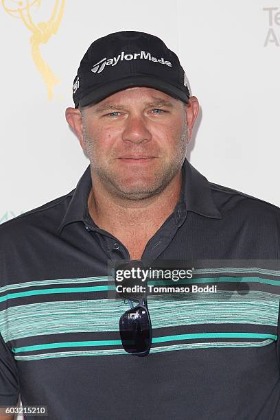 Actor Domenick Lombardozzi attends the 17th Emmys Golf Classic held at Wilshire Country Club on September 12, 2016 in Los Angeles, California.