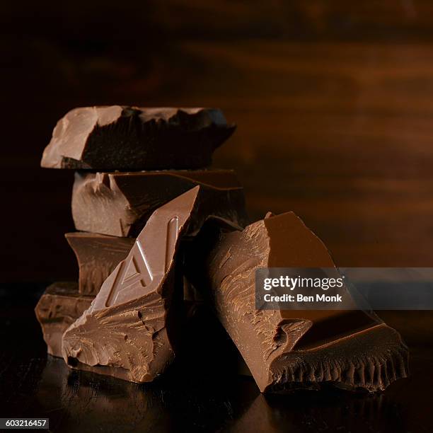 milk chocolate - chocolate square stock pictures, royalty-free photos & images