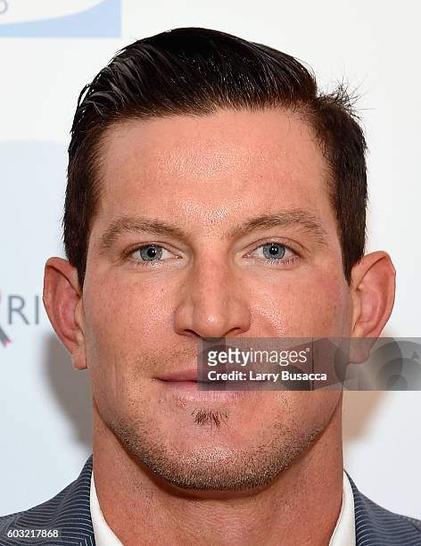 Player Steve Weatherford attends Annual Charity Day hosted by Cantor Fitzgerald, BGC and GFI at BGC Partners, INC on September 12, 2016 in New York...
