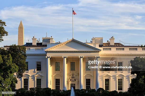 the white house washington d.c. - elecciones presidenciales fotografías e imágenes de stock