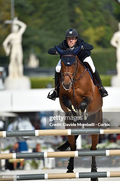 Maikel van der Vleuten of Dutch rides VDL Groep Arera C, third place. During the Grand Prix of Rome 1.60 m two rounds against the clock with jump-off...