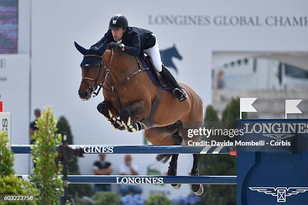 Maikel van der Vleuten of Dutch rides VDL Groep Arera C, third place. During the Grand Prix of Rome 1.60 m two rounds against the clock with jump-off...