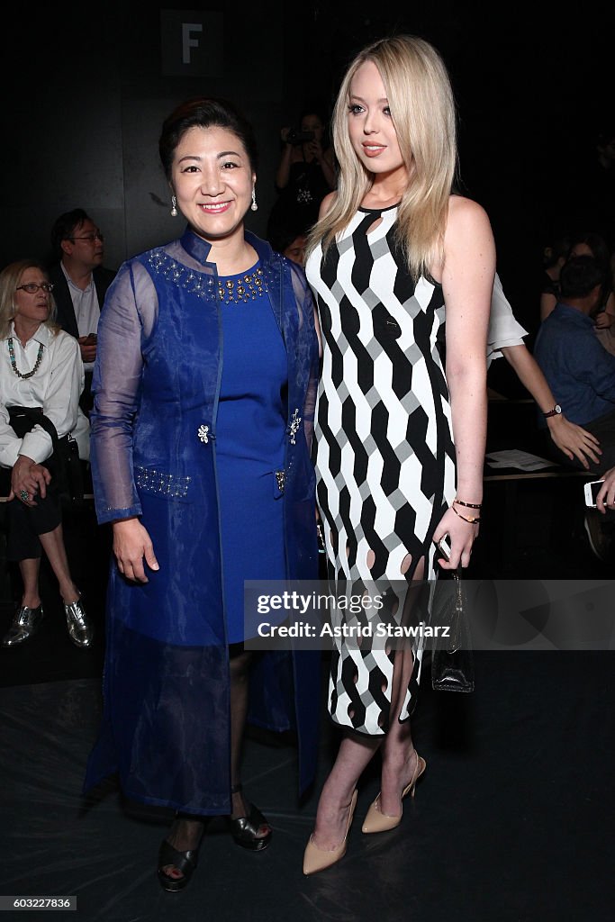 Taoray Wang - Front Row - September 2016 - New York Fashion Week: The Shows