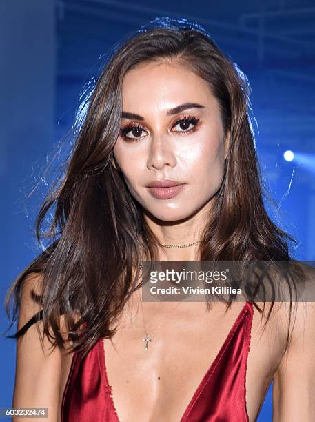 Fashion blogger Rumi Neely attends 3.1 Phillip Lim during New York Fashion Week 2016 at Skylight Clarkson North on September 12, 2016 in New York...