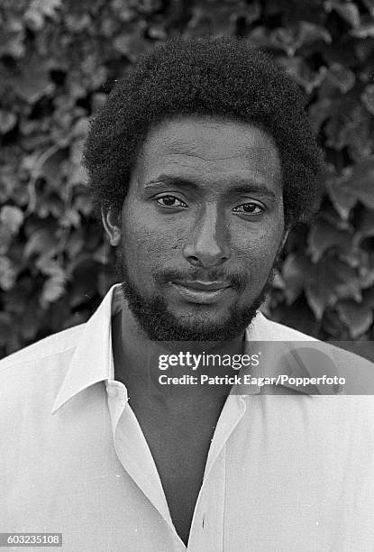 Andy Roberts of the West Indies before the One Day International between Australia and the West Indies at Adelaide, Australia, 20th December 1975.