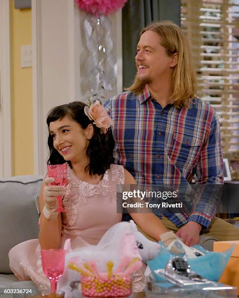 Gameday Forecast: Showers" - When a Jack and Jill wedding shower for Mandy and Kyle is announced, Mike is disappointed to learn it's on the same day...