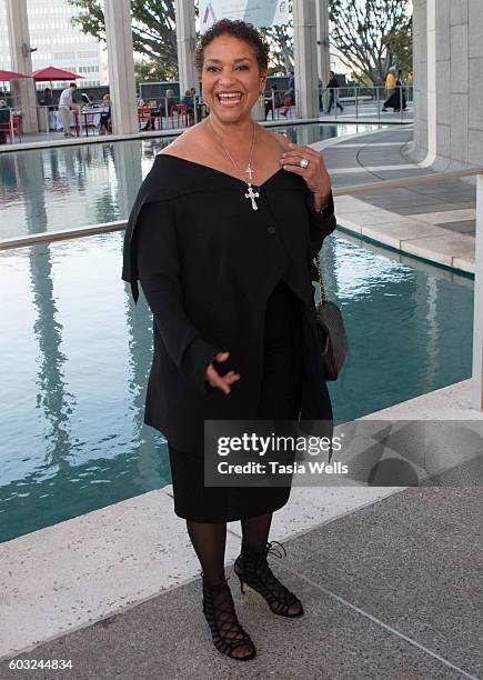 Actress Debbie Allen attends the opening night of "Ma Rainey's Black Bottom" at Mark Taper Forum on September 11, 2016 in Los Angeles, California.