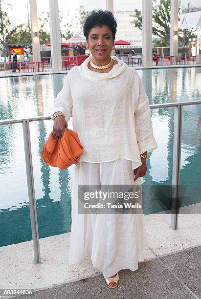 Actress Phylicia Rashad attends the opening night of "Ma Rainey's Black Bottom" at Mark Taper Forum on September 11, 2016 in Los Angeles, California.