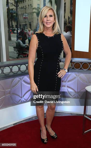 Personality Vicki Gunvalson visits Hollywood Today Live at W Hollywood on September 12, 2016 in Hollywood, California.