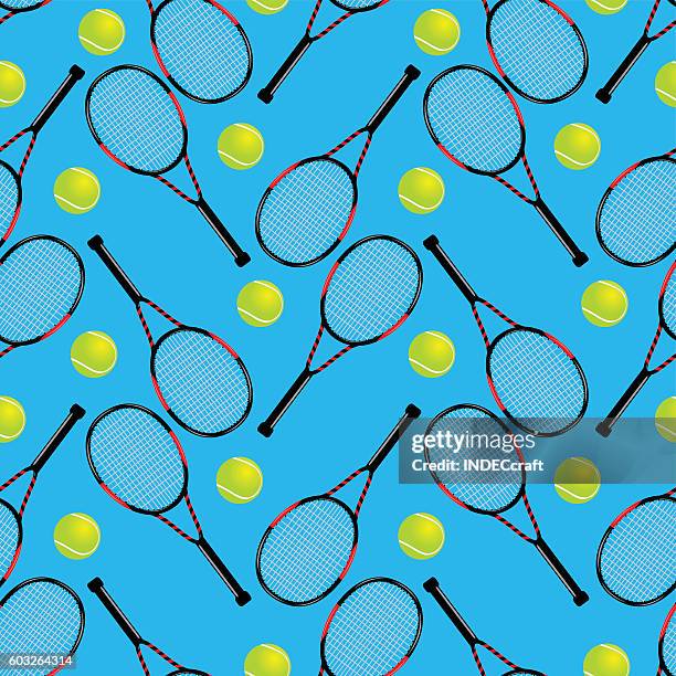 A Pattern Tennis Racket 485 Tennis Racket Pattern High Res Illustrations - Getty Images