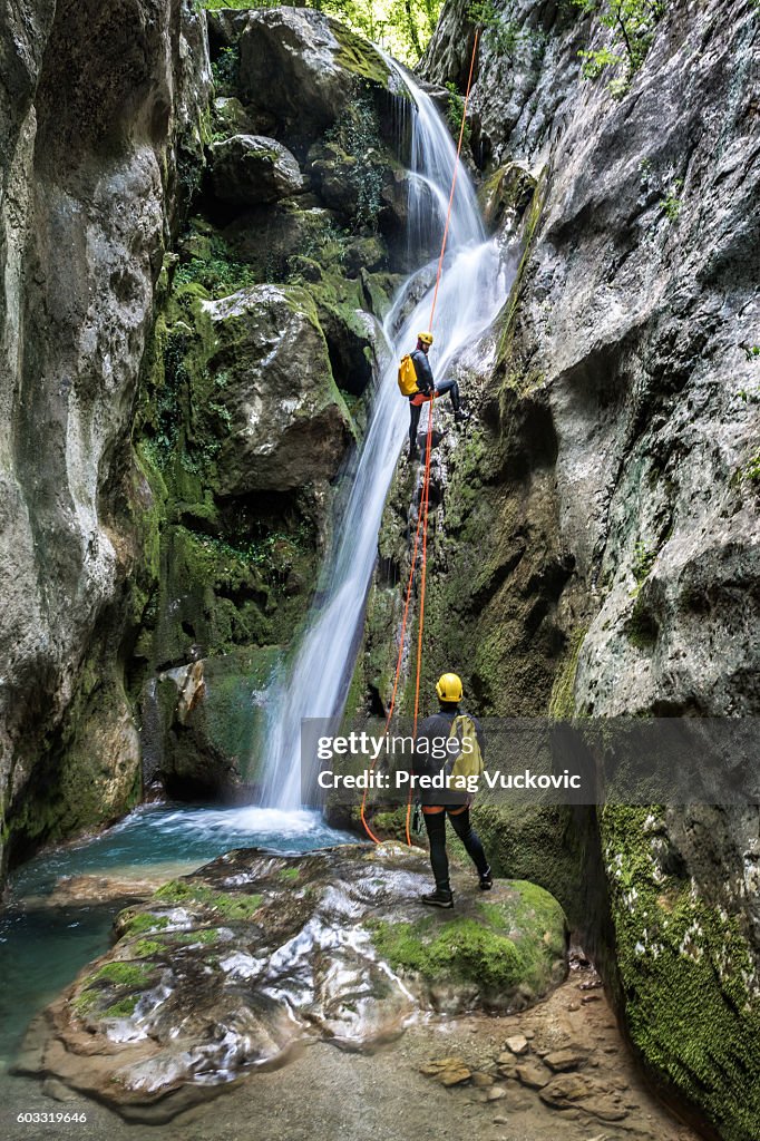 Canyoning adventure
