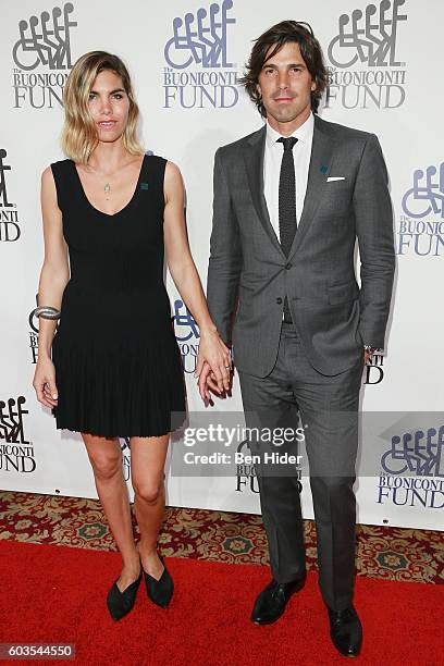 Delfina Blaquier and polo player Nacho Figueras attends the 31th Annual Great Sports Legends Dinner to benefit The Buoniconti Fund to Cure Paralysis...