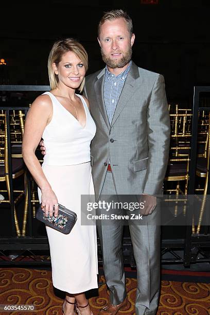 Candace Cameron Bure and Val Bure attend Sherri Hill fashion show at Gotham Hall on September 12, 2016 in New York City.