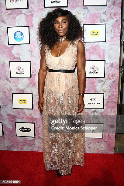 Serena Williams attends the Serena Williams Signature Statement Collection By HSN during Style360 Fashion Week at Metropolitan West on September 12,...