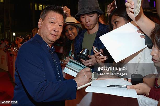 Actor Tzi Ma attends the "Arrival" premiere during the 2016 Toronto International Film Festival at Roy Thomson Hall on September 12, 2016 in Toronto,...