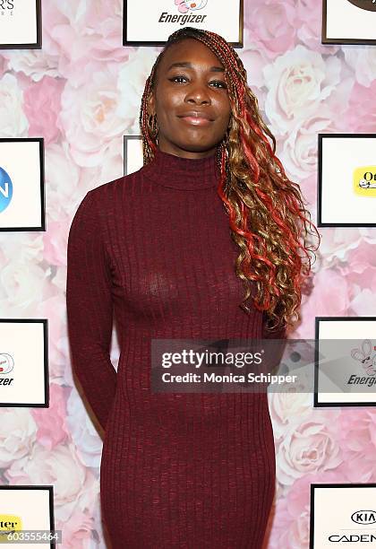 Venus Williams attends the Serena Williams Signature Statement Collection By HSN during Style360 Fashion Week at Metropolitan West on September 12,...