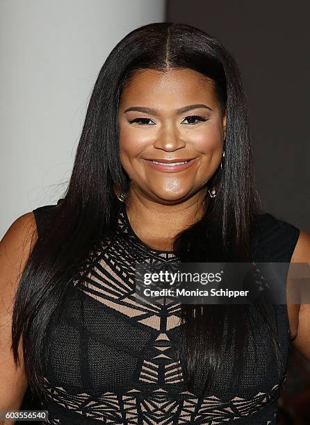 Christina Mendez attends the Serena Williams Signature Statement Collection By HSN during Style360 Fashion Week at Metropolitan West on September 12,...