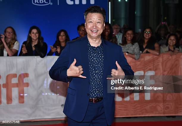 Actor Tzi Ma attends the "Arrival" premiere during the 2016 Toronto International Film Festival at Roy Thomson Hall on September 12, 2016 in Toronto,...