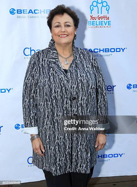 Actress Barabara Rosenblat attends the 2nd Annual Voices For The Voiceless: Stars For Foster Kids Benefit at the Al Hirschfeld Theatre on September...