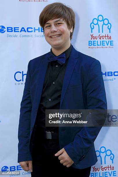 Jonah Vernon attends the 2nd Annual Voices For The Voiceless: Stars For Foster Kids Benefit at the Al Hirschfeld Theatre on September 12, 2016 in New...