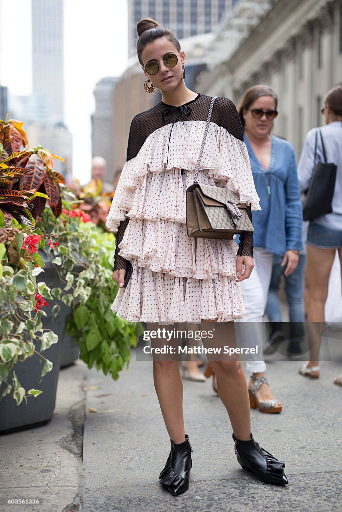 Street Style - September 2016 New York Fashion Week - Day 4