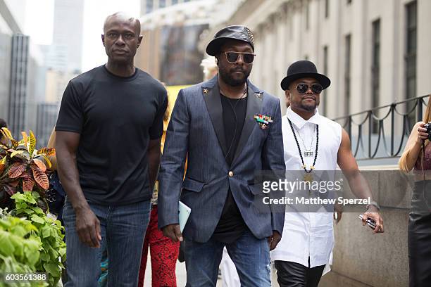 Will.i.am is seen attending Hood By Air during New York Fashion Week on September 11, 2016 in New York City.