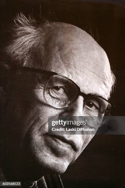 1980s: Russian nuclear physicist, human rights activist and Nobel Peace Prize laureate Andrei Sakharov. USSR, about 1985.