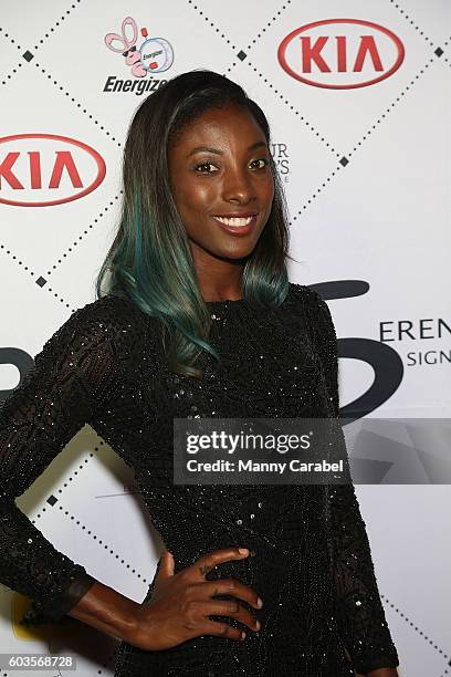 Nia Ali attends Serena Williams Signature Statement Collection After Party - September 2016 New York Fashon Week at Bagatelle on September 12, 2016...