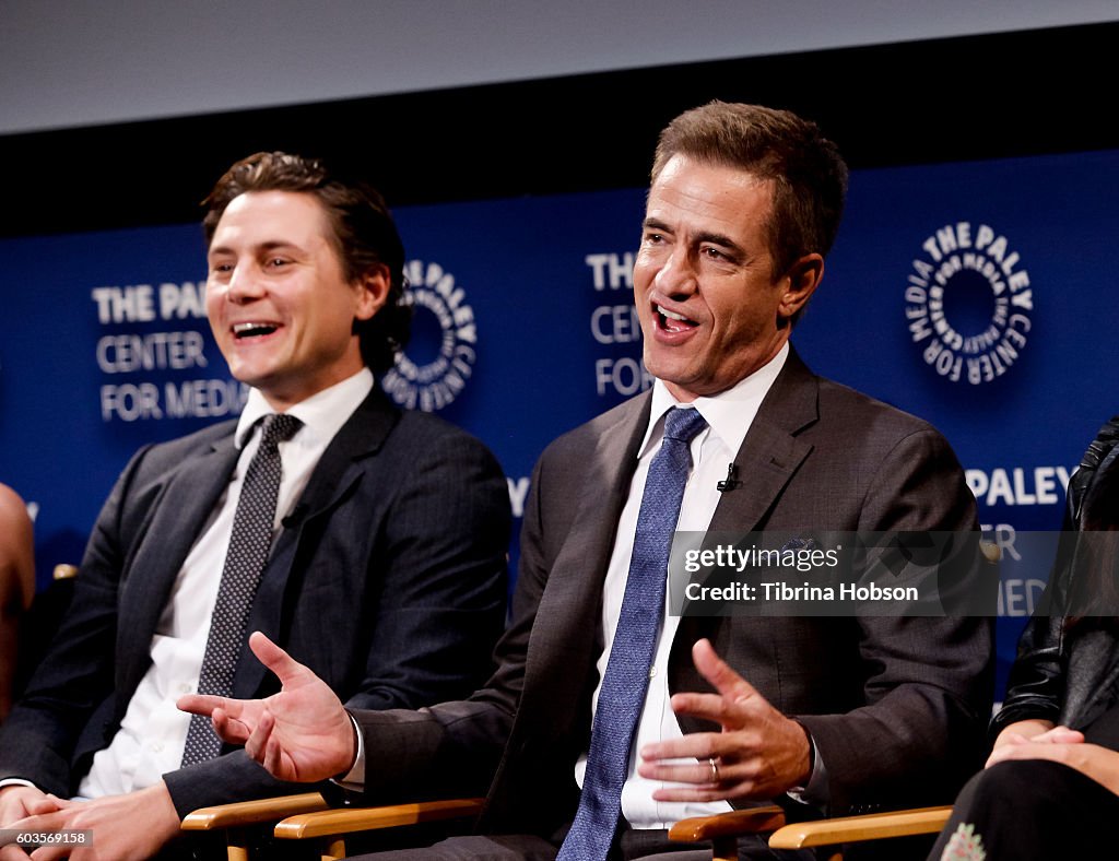 Prew Augustus Prew and Dermot Mulroney attend The Paley Center for Media's ...