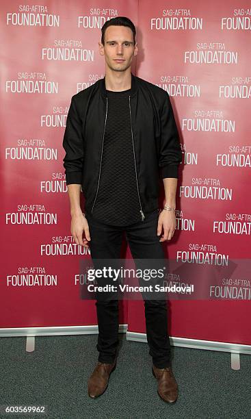 Actor Cory Michael Smith attends SAG-AFTRA Foundation Conversations for "Gotham" at SAG-AFTRA Foundation on September 12, 2016 in Los Angeles,...