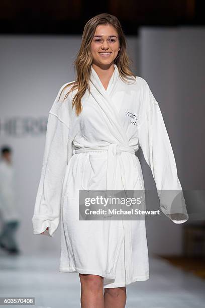 Personality Sadie Robertson attends the Sherri Hill fashion show during September 2016 New York Fashion Week: The Shows at Gotham Hall on September...