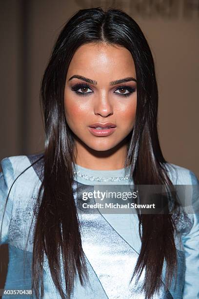 Lisa Ramos attends the Sherri Hill fashion show during September 2016 New York Fashion Week: The Shows at Gotham Hall on September 12, 2016 in New...