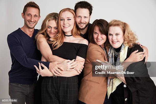 Writer Nathan Gregorski, actors Marin Ireland, Madisen Beaty, Michael Abbott Jr., director/writer Rachel Lambert, and actress Celia Weston from the...