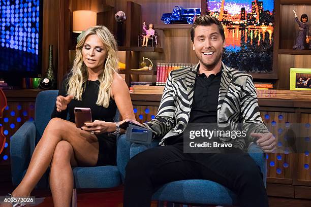 Pictured : Tamra Judge and Lance Bass --