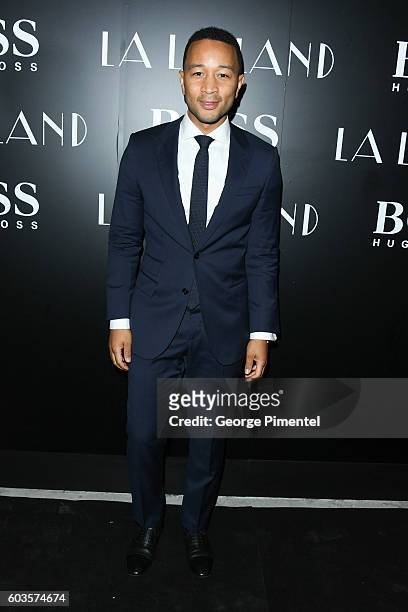 Musician John Legend attends "La La Land" After Party Hosted By Hugo Boss at Lavelle on September 12, 2016 in Toronto, Canada.