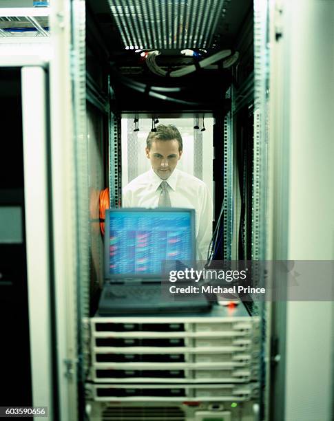 59 Vintage Computer Server Room Stock Photos, High-Res Pictures, and ...