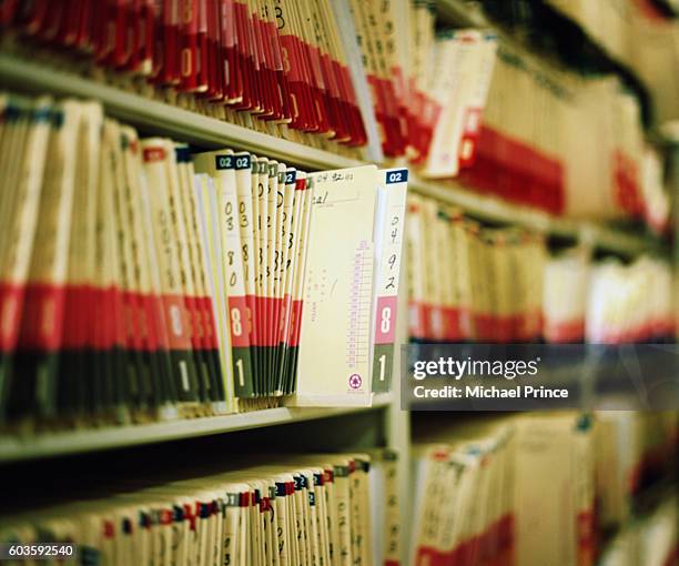 Old Medical File Examples 705 Vintage Medical Records Stock Photos, High-Res Pictures, and Images ...