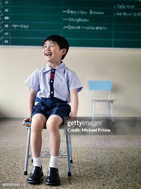 schoolboy laughing - michael sit stock pictures, royalty-free photos & images