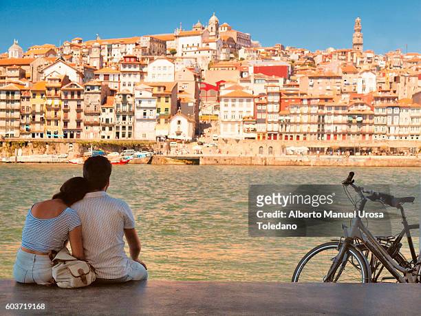 portugal, porto, seascape ad lovers - porto portugal stock-fotos und bilder